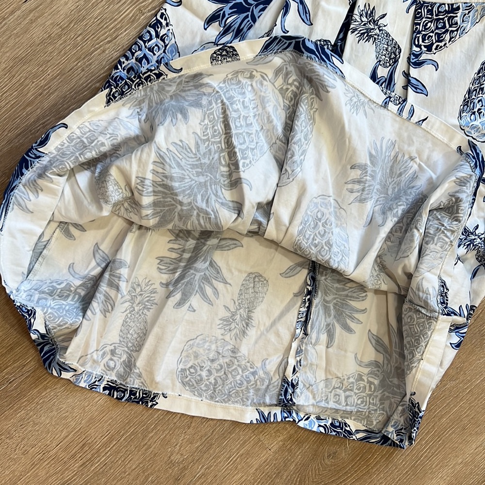 Blue Pineapple Dress - image 3